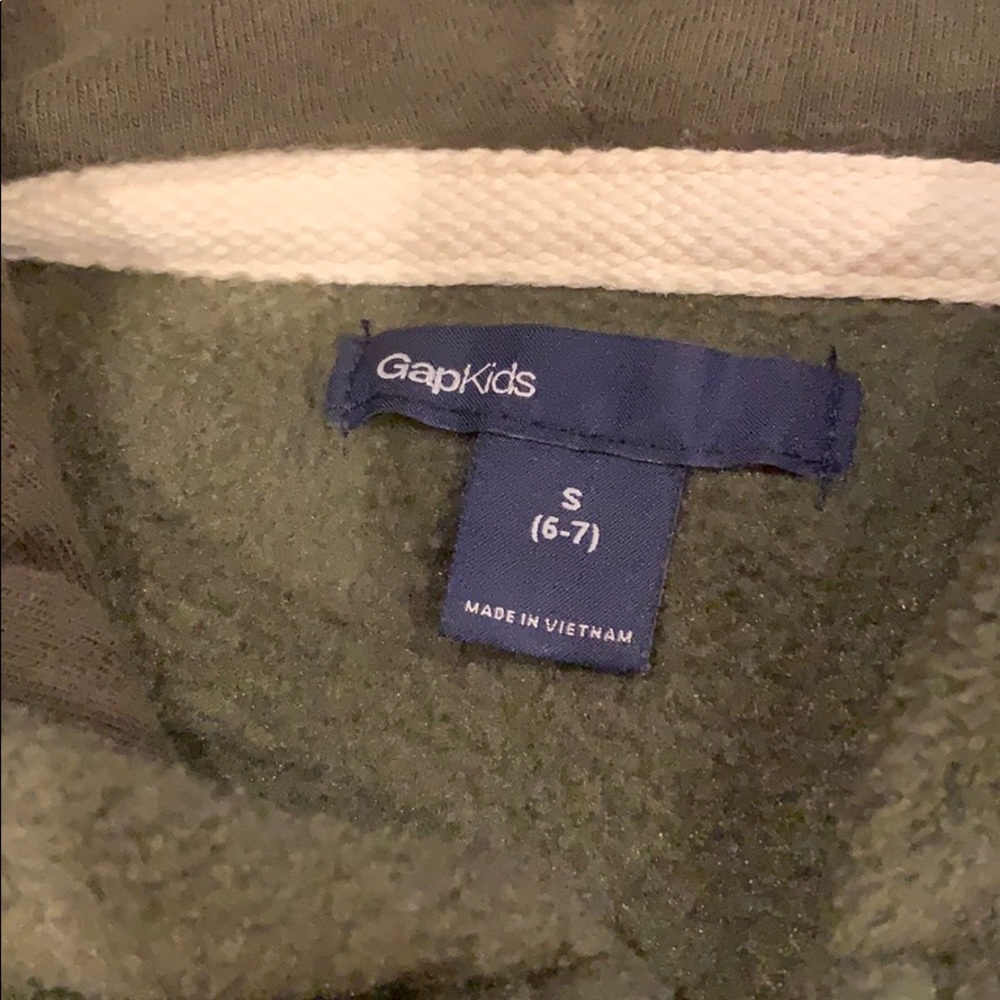 Olive green hoodie - Picture 2 of 3